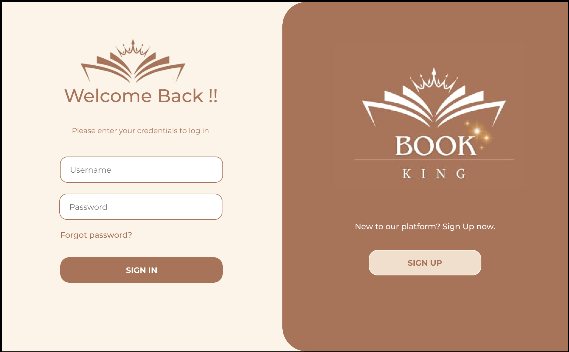 Bookking — Library Management System interface preview